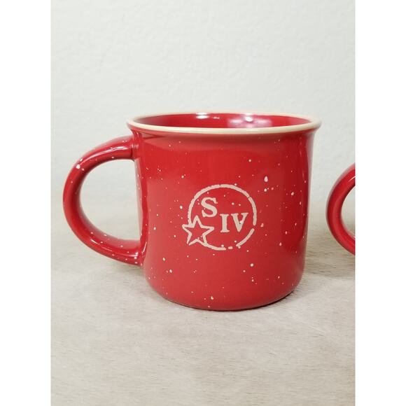 Maker's Mark Bourbon Whiskey Mug Coffee Teacup 10oz Red Ceramic SIV Logo x2 - Picture 2 of 14
